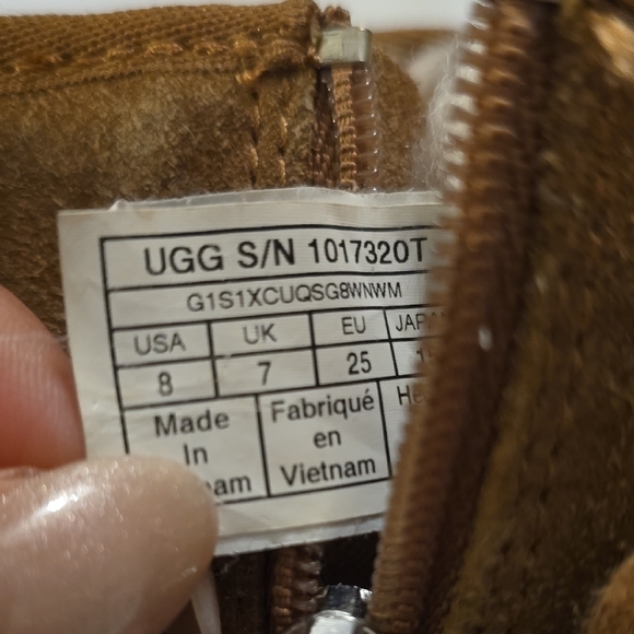 UGG Neumal II Chukka Tan Suede Toddler Boots sz 8 - Picture 9 of 10